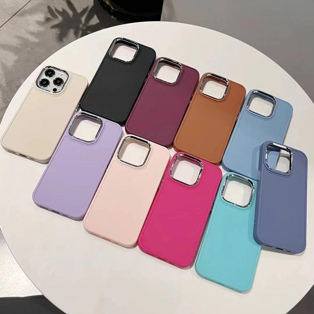 Металлическая фоторамка для чехла мобильного телефона iPhone17Promax Apple 15P гальванизированная рамка для объектива чехол для кнопки