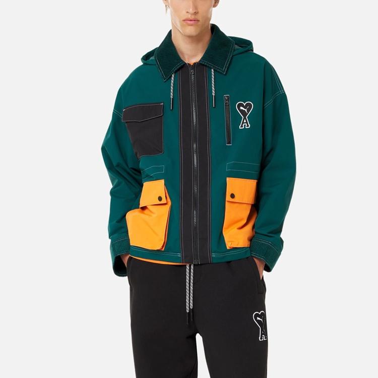 PUMA X Ami Jacket 'Green' Men's 535990-24