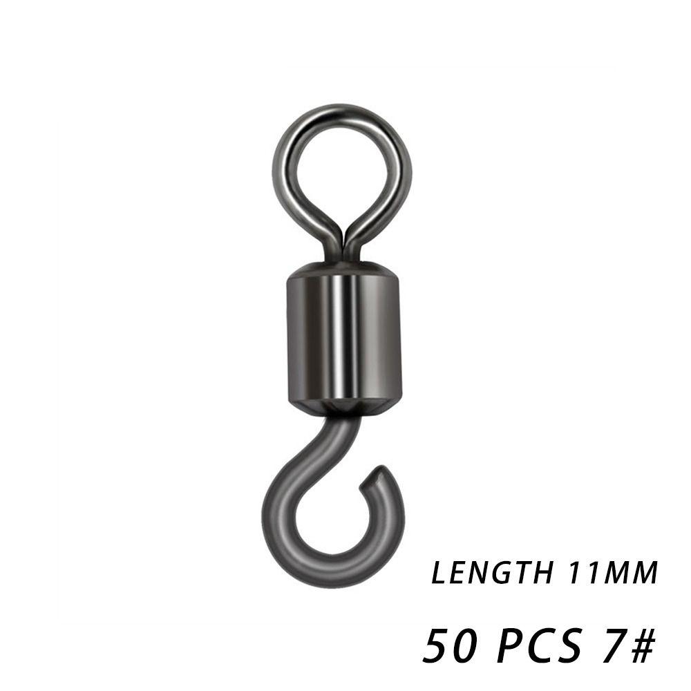 Tool Fishing Tackle Opening Fishing Swivel Rolling Swivel Opening Rotating Ring Fishing Connector