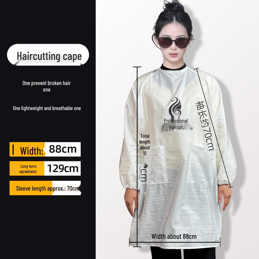Неприлипающий фартук для стрижки для парикмахеров среднего уровня