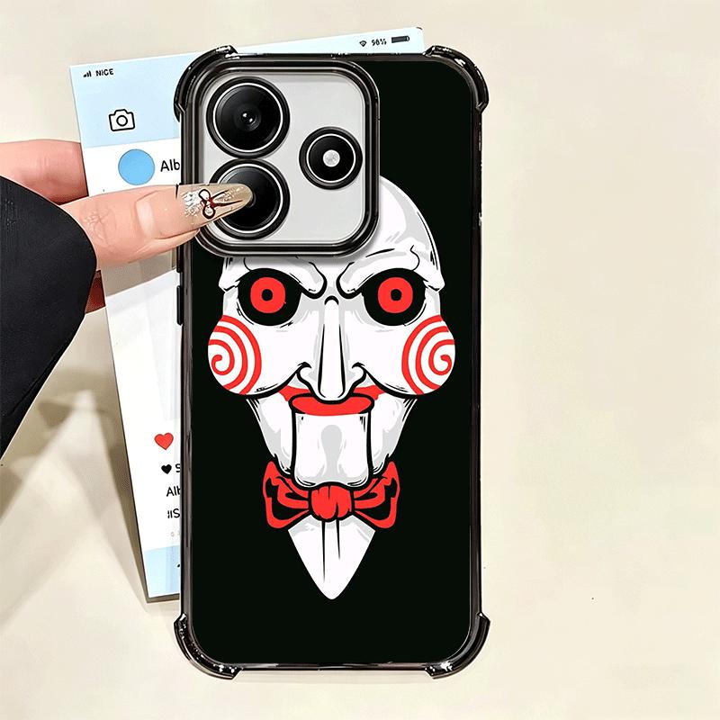 Мягкий чехол для телефона J-Jigsaws Killer Horror для Xiaomi Poco X7 X8 Pro Max X6 X5 X3 F8 Ultra F7 M8 M7 M5S Redmi 15C 15A 15 14C 13