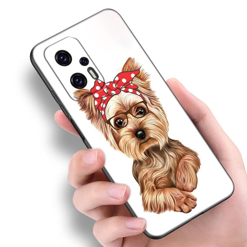 Мини-чехол для телефона с изображением йоркширского терьера для Xiaomi POCO F2 F3 M2 M3 M4 X3 X4 Pro NFC F4 GT 5G F1 X2 C3 C31 C40 M5S TPU черный чехол