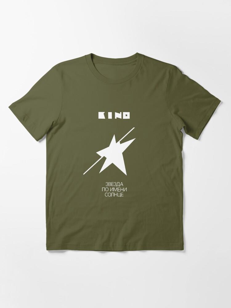 Kino Viktor Tsoi KINO Tshirt Russian Rock Band Legend Perfect Gift Idea for fans Boys or Girls Women or Men - BUY NOW! Essential T-Shirt