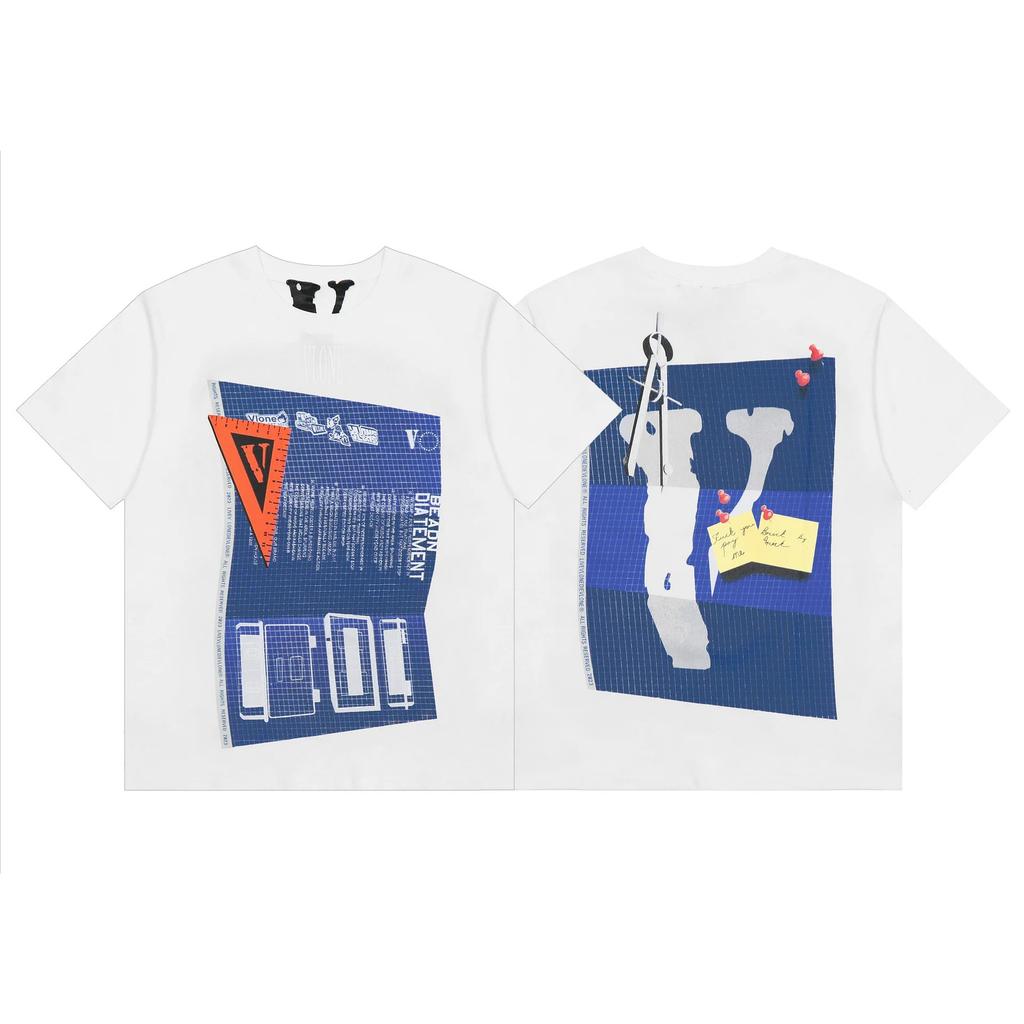 AmiriVLONE FOG Футболка с коротким рукавом Death God Limited Edition Оверсайз Уличная одежда Свободный принт Американский Juice WRLD