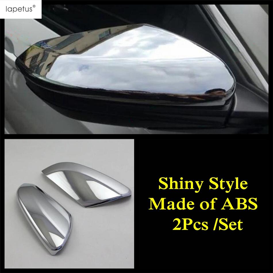 Car Side Rearview Mirror Cap Strip Protector Decoration Cover Trim Fit For Honda Civic 2016 2017 ABS Chrome Accessories Exterior