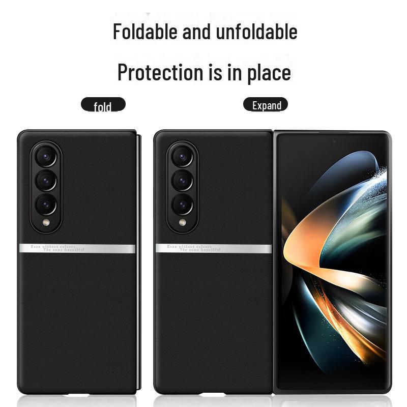 Чехол из жидкой кожи Samsung ZFold4: Защитный чехол от падения и обрастания — доставка целиком