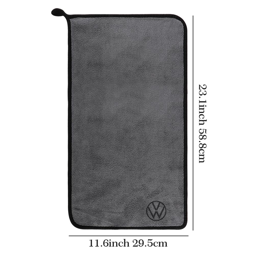 Car Wash Microfiber Towel Auto Cleaning Drying Cloth Care Cloth For Volkswagen GTI Golf Polo Passat VW Tiguan T-ROC Jetta Taigo zf1