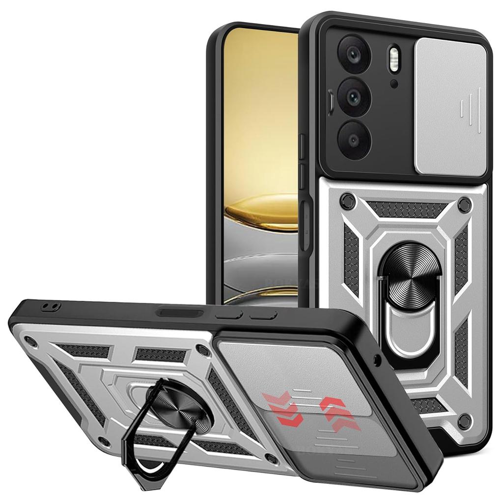 Armor Case For Realme C75 4G Cover Lens Protection With Ring Magnetic Holder Coque Fundas