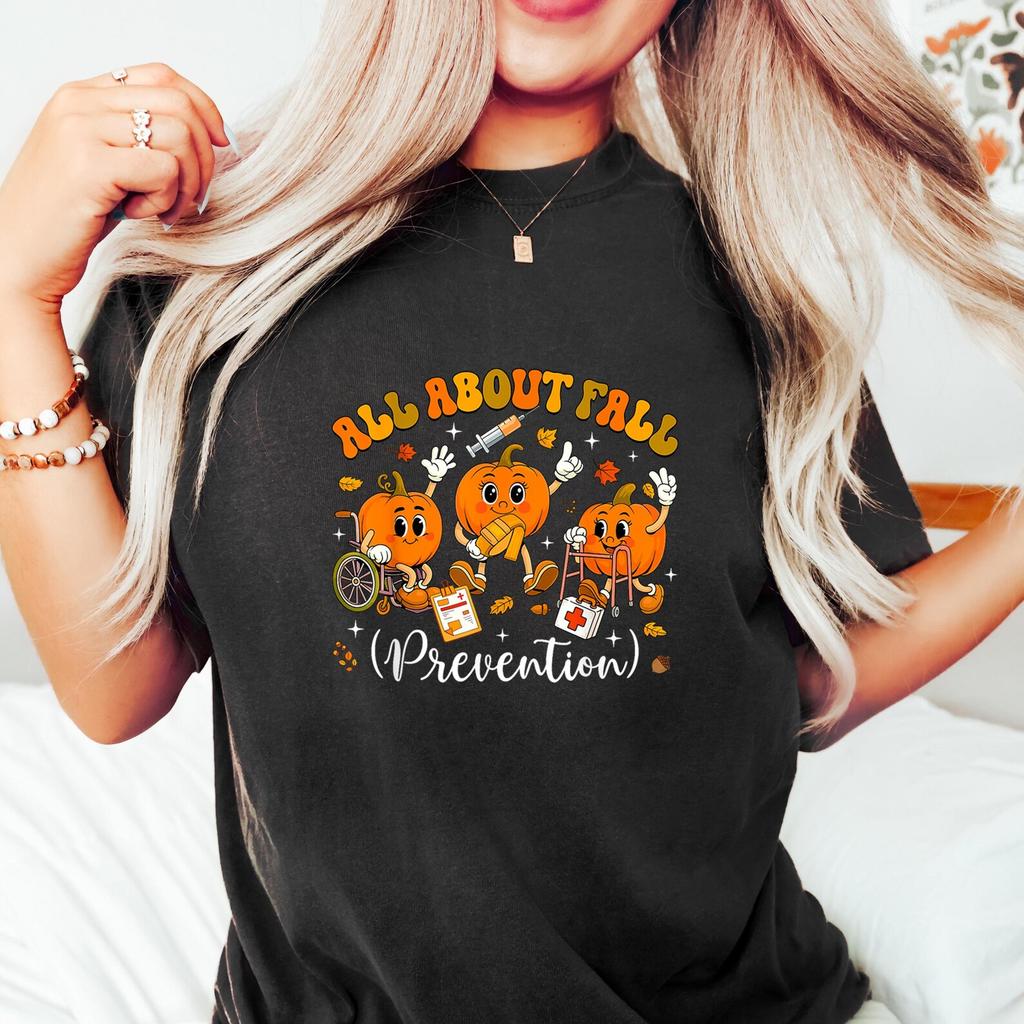 I Love Fall Prevention Shirt, Thanksgiving Fall Nurse Tshirt, SPT Pta Thanksgiving Tee, Ot Nurse Sweatshirt, Autumn Physical Therapy Gift