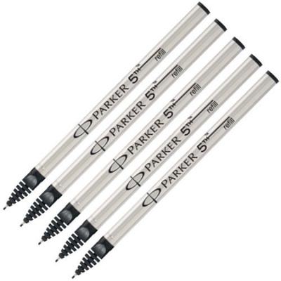 Parker 5 ручек оптом, сменный грифель черный (перо F), исключительно для ручек с 5-й технологией (ИЗОБРЕТАТЕЛЬНОСТЬ) S1162712