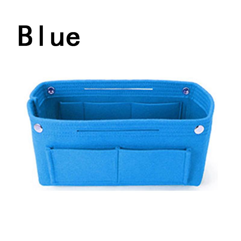 1Pcs Multifunction Handbag Insert Bag Multi-Pocket Storage Bags Organizer Purse Felt Purse Organizer