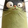 Ручная работа причудливая фигурка кошки милая маленькая смоляная скульптура кошки для стола книжной полки прикроватной тумбочки домашнего декора подарки любителям кошек