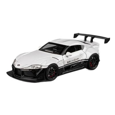 Модель классического спортивного автомобиля Toyota Supra 1/22, литая, металлическая, детская игрушка, подарок на день рождения, коллекционная миниатюрная машина