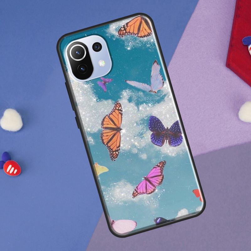 Чехол-бабочка 'Небо' для Xiaomi 14 Ultra 13 11T 12T 13T 14T Pro POCO X7 X6 Pro X3 X5 F3 F5 M6 F6 Pro