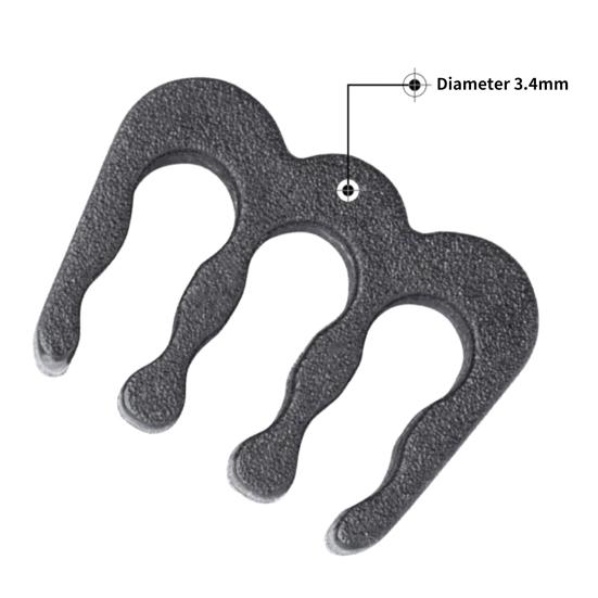 24 шт./набор PP гребень для кабеля многоразовый 6/8/24-контактный органайзер-зажим для кабелей питания компьютера для настольного ПК