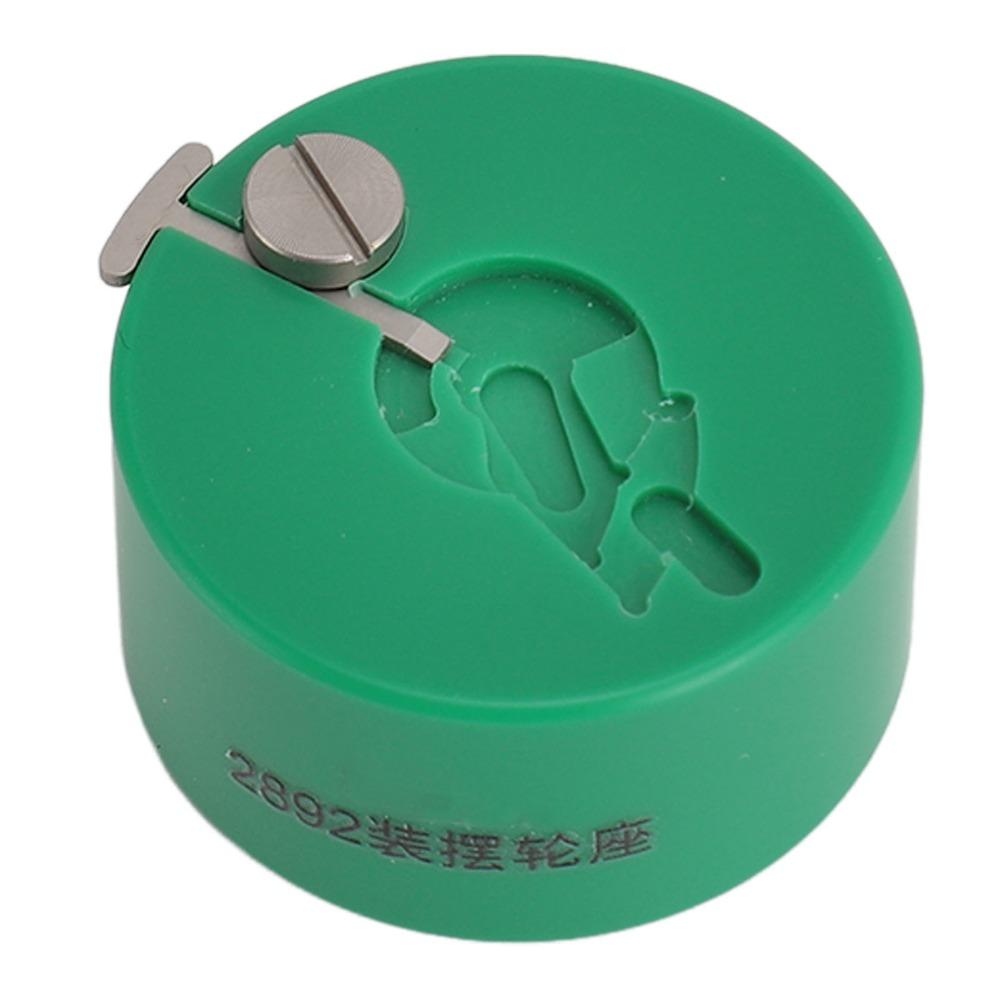 Green Balance Wheel Holder Easy Installation Watch Movement Balance Tool For Watchmakers