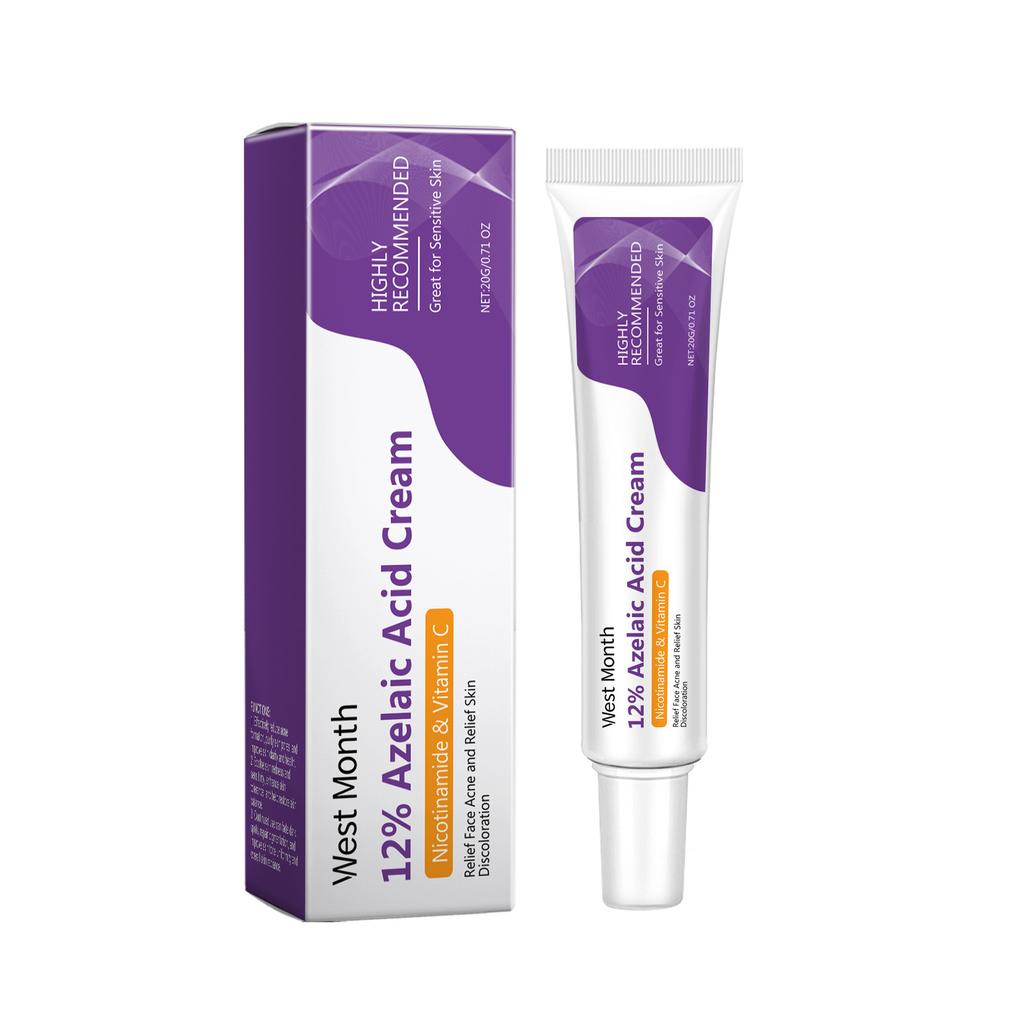 West Month Azelaic Acid Face Cream Acne Treatment Gentle Skin Care Oil Control Repair Moisturizer 1.76 Oz less