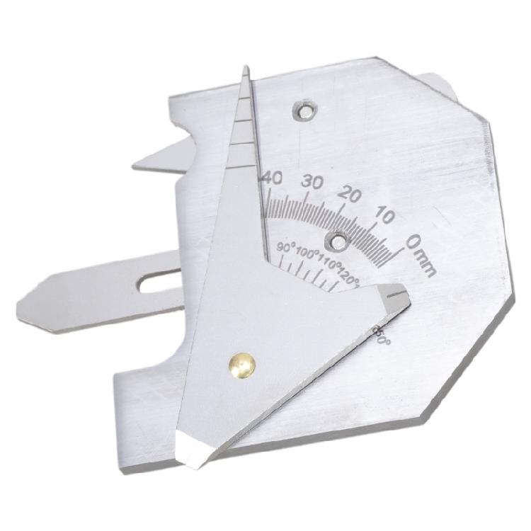 Welding Inspection Ruler Stainless Steel Double Slide Welding Pit Seam Gauge