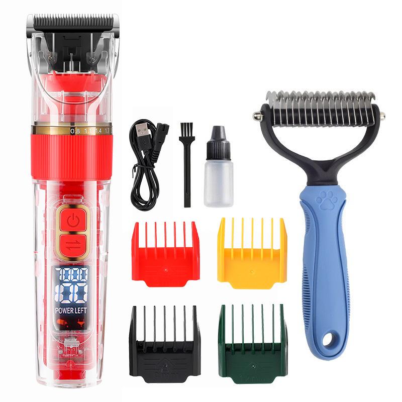 Pet Electric Clippers = Dog Grooming Clippers for Poodles and Cats—Professional Electric Clippers for Dog Grooming and Haircuts