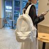Школьная сумка модная дорожная легкая для учеников средней школы однотонный рюкзак 1011 новый простой нишевый дизайнерский школьный рюкзак