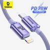 Baseus Кабель USB Type C PD 20 Вт для iPhone 14 13 12 Pro X 8 Быстрый кабель USB C для зарядного кабеля iPhone Кабель USB Type C Провод