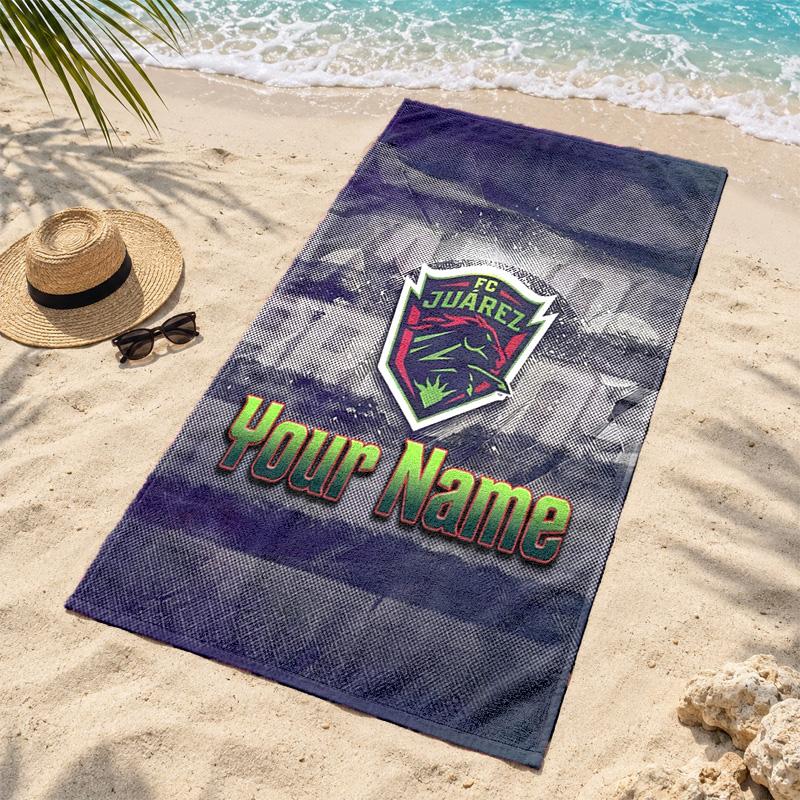 FC Juarez Custom Name Beach towels also serve as bath towels summer essential a musthave for the outdoors the beach and the pool