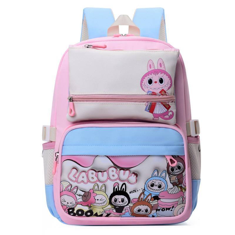 Lightweight Cute And Elementary School Backpack For Boys And Girls With Cartoon Characters