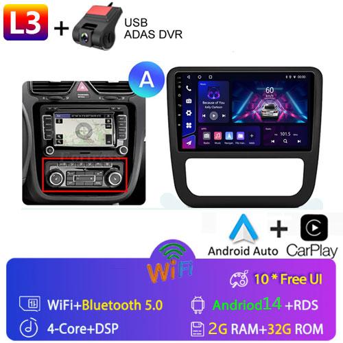Fortress AI Voice Wireless CarPlay Android Auto Radio для Volkswagen Scirocco 2008-2013 4G Car Multimedia GPS 2din autoradio