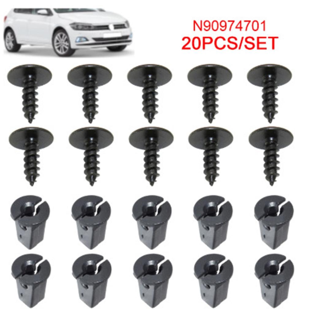 Прочная крышка двигателя, поддон, брызговик, колесная арка, фиксатор, винт Torx, крепежные зажимы, болт, универсальный для B5 B6 B7 MK6