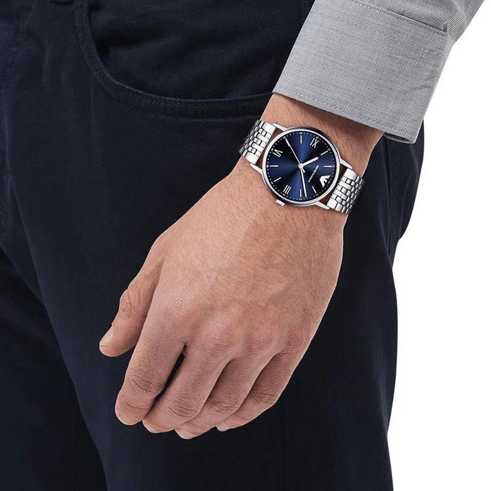 Emporio Armani AR80010 Blue Dial Men's Watch