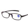 Bulk Sale 8016 Anti Blue Light Reading Glasses Slim Unisex Magnetic TR90 Plastic Frame for Men and Women