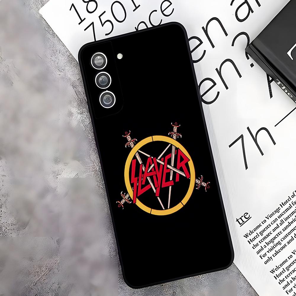 Чехол для телефона Slayer Heavy Metal Rock Band для Samsung S26 S25 Edge S24 S23 S22 S21 S20 Ultra Plus Fe Galaxy A54 A53 A34 A25 A16 Co