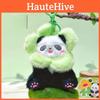 Cartoon Plush Panda Key Holder With Floral Cap For Gift And Accessories