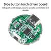 3-режимный модуль драйвера фонарика 2-режимная плата драйвера аксессуар с переключателем зарядка интегрированная печатная плата для 10 Вт светодиодных ламп