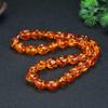 Новое янтарное ожерелье «Балтийский цветок» - Натуральные бусины свободной формы для женщин