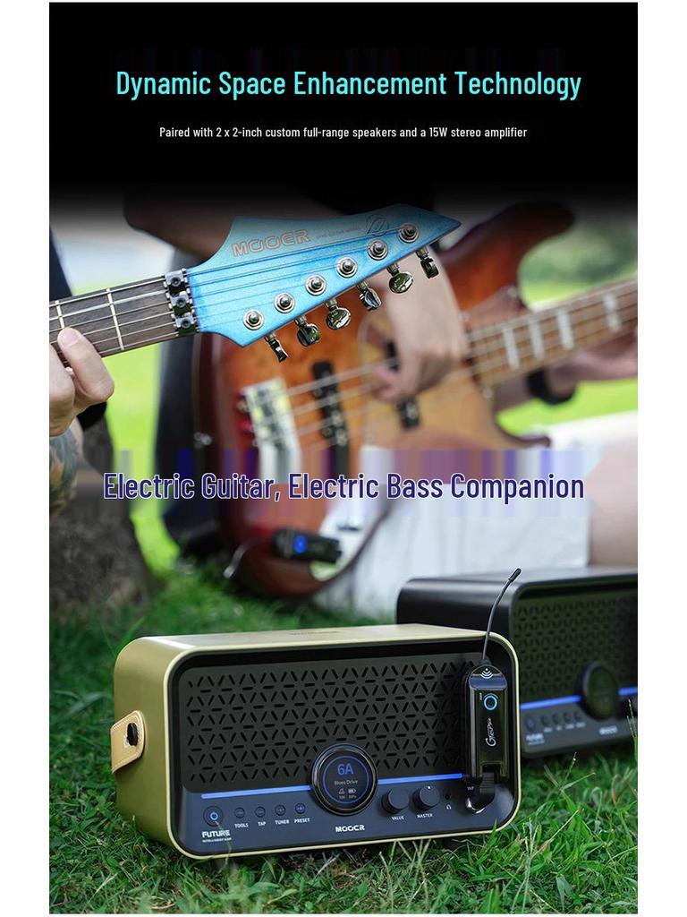 MOOER F15i Li Умный Bluetooth-усилитель и динамик для гитары