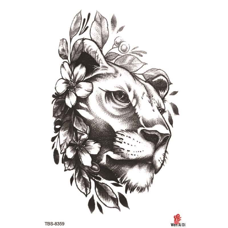 Набор маленьких водостойких тату-наклеек с тотемами и символами для предплечья