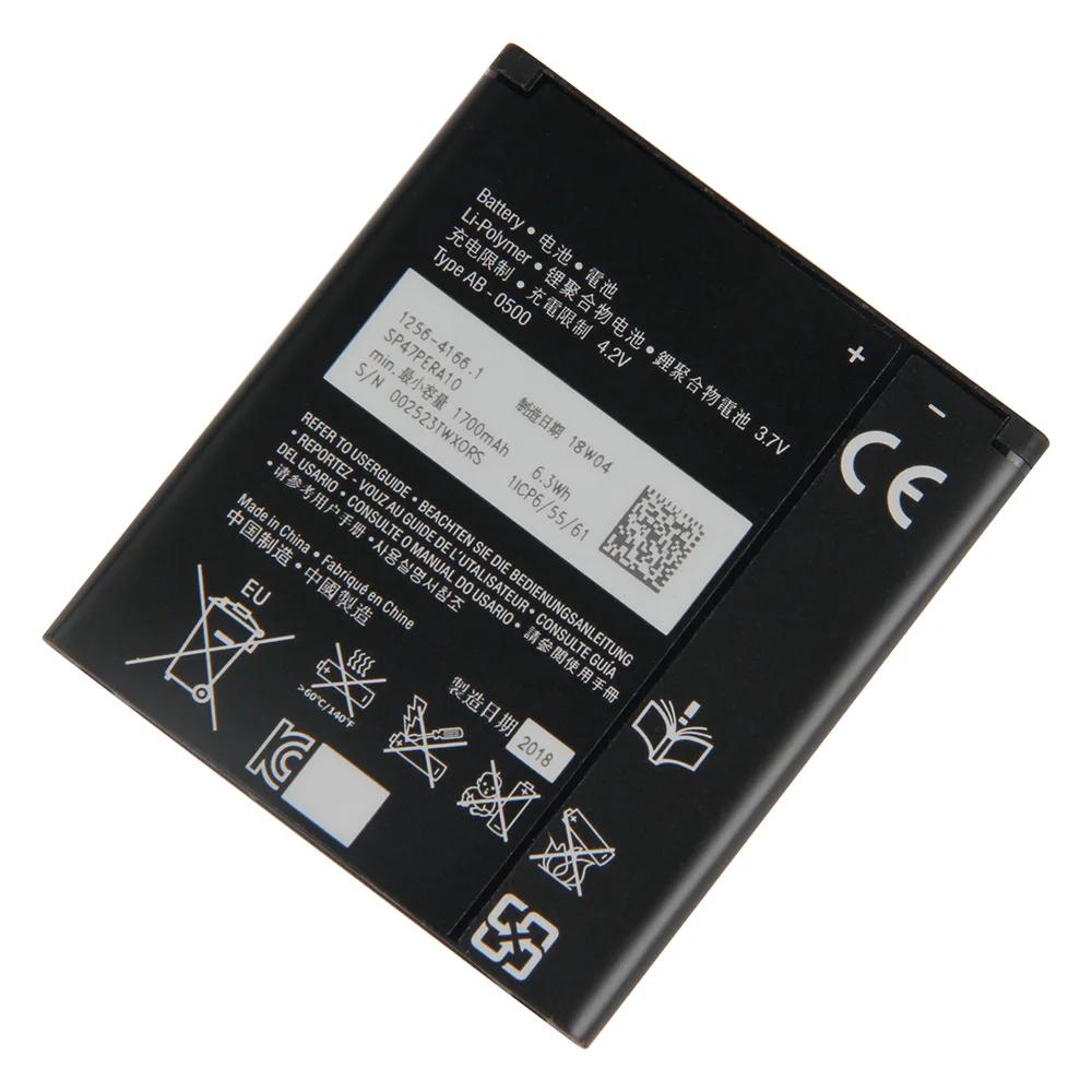 Перезаряжаемая литиевая батарея для SONY Xperia E1 GX TX LT29i SO-04D S36H ST26I C1904 C2105 BA900 Аккумулятор для телефона 1700 мАч