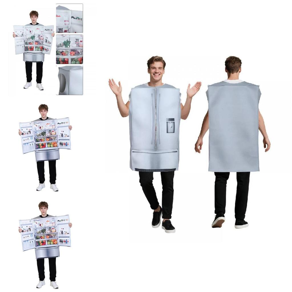 Halloween Costume Refrigerator Cosplay Suit For Adults Party And Bar Fun Creators
