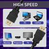 Qoltec Kabel HDMI v1.4 | High speed | 4K | 30Hz| 30AWG | GOLD | 2m