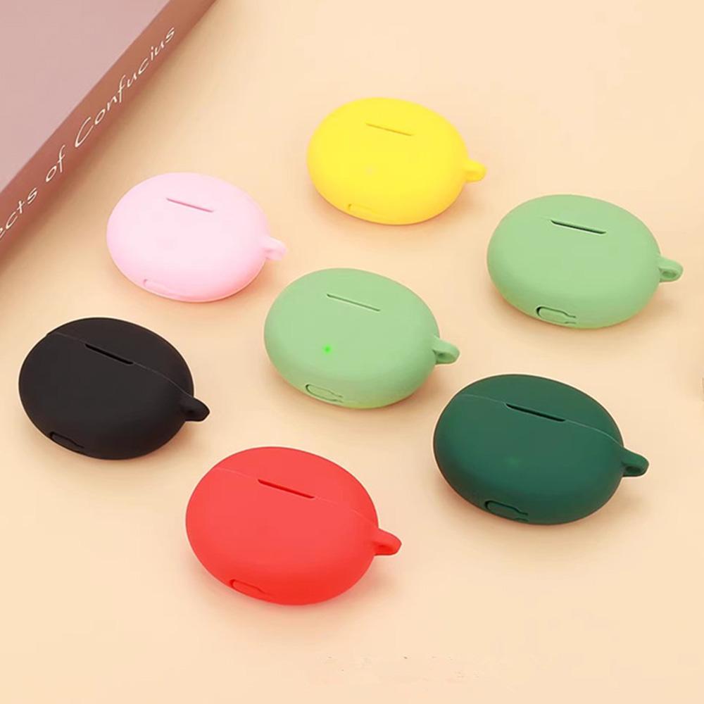 For OnePlus Buds Ace 2 Case with Anti Lost Buckle Bluetooth-compatible Earbuds Silicone Protective Cover