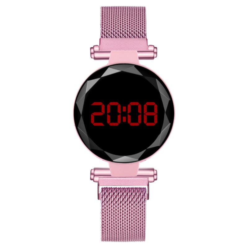 LED Electronic Watch Women's Watch Women's Watch Magnet Iron Magnet Lazy Processing Customization