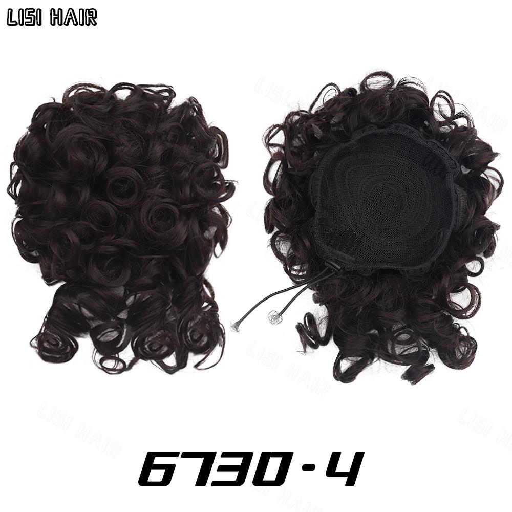 MERISIHAIR Грязный пучок для волос, эластичный шнурок, свободный большой вьющийся короткий пучок, синтетический хвостик, наращивание волос, пучок для женщин, ежедневное использование