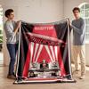 Led Zeppelin Mothership Album Cover Art Flannel blanket for bedroom, living room, sofa, and nap sofas