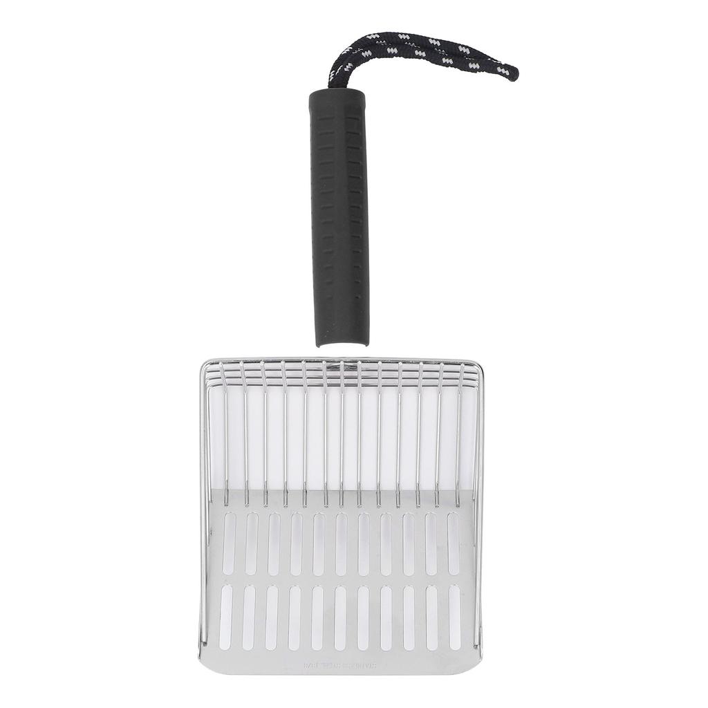 Совок для кошачьего туалета со съемной ручкой из нержавеющей стали 304, быстрая фильтрация, лопата для кошачьего туалета, лоток