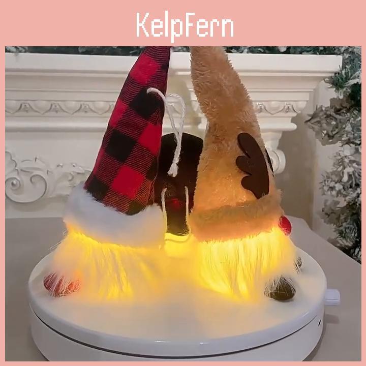 Plush Snowman Handmade Christmas Gnomes Gnomes Plush Christmas Decorations With Light For Christmas Home Decor Grils Boys Gifts