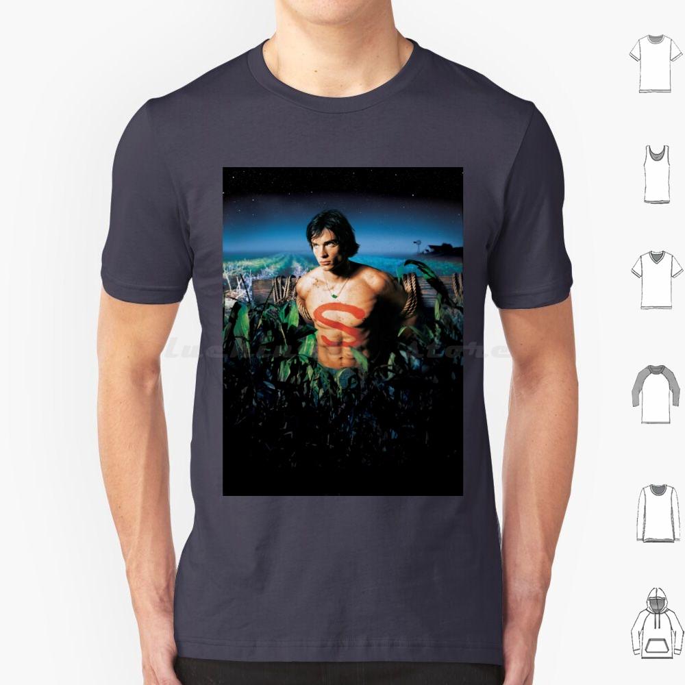 Футболка Smallville Сезоны 6xl Хлопок Крутая Футболка Супергерой Фильм Сериал