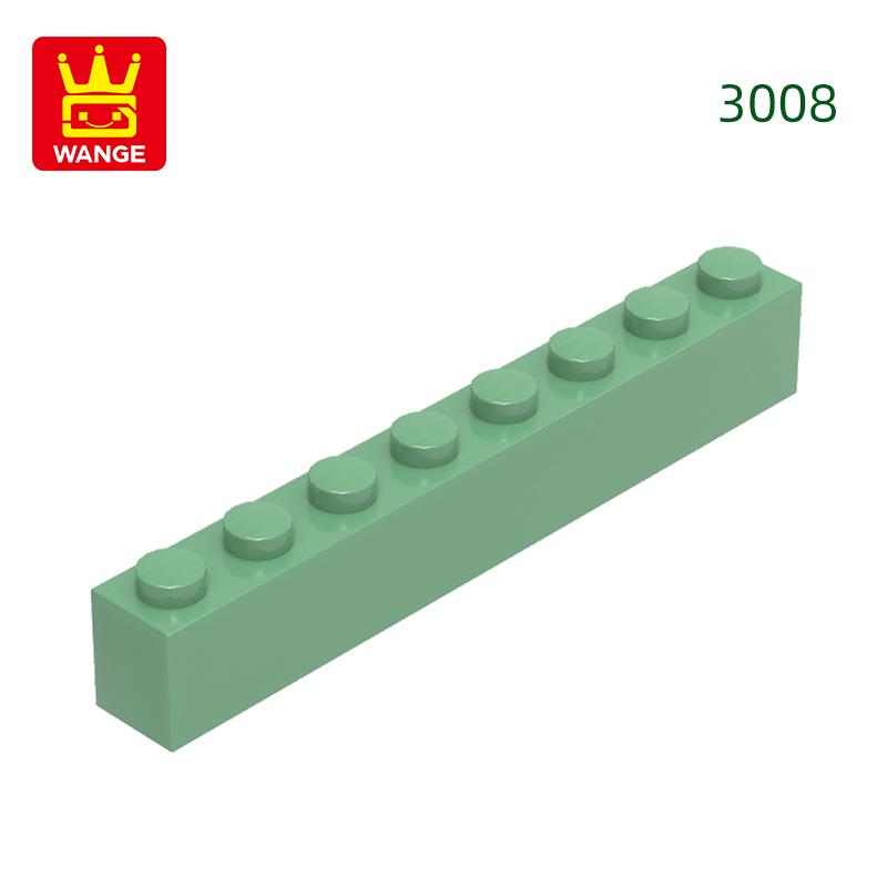Нетоксичный 33 шт./лот 3008 1x8 Строительный блок с высоким отверстием Moc Базовые классические детали Кирпичные аксессуары Совместимы с DIY Детские игрушки Подарочная коробка
