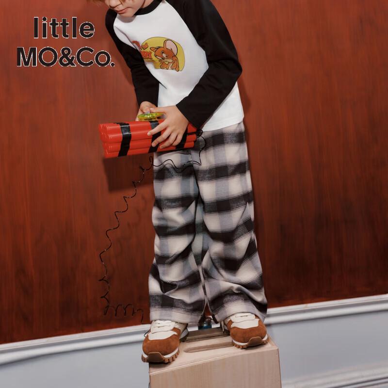 little MO&Co. Boys' Plaid Cargo Pants