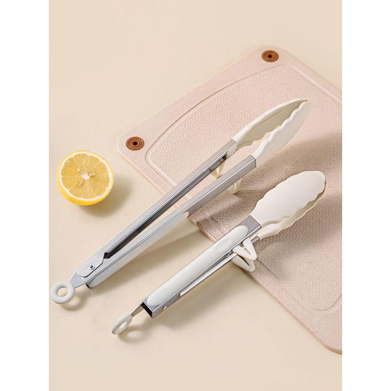 Kitchen Clip Oven Mitts Food Clip Stainless Steel Clip Food Clip Food Tongs Barbecue Fried Steak Dedicated Tongs